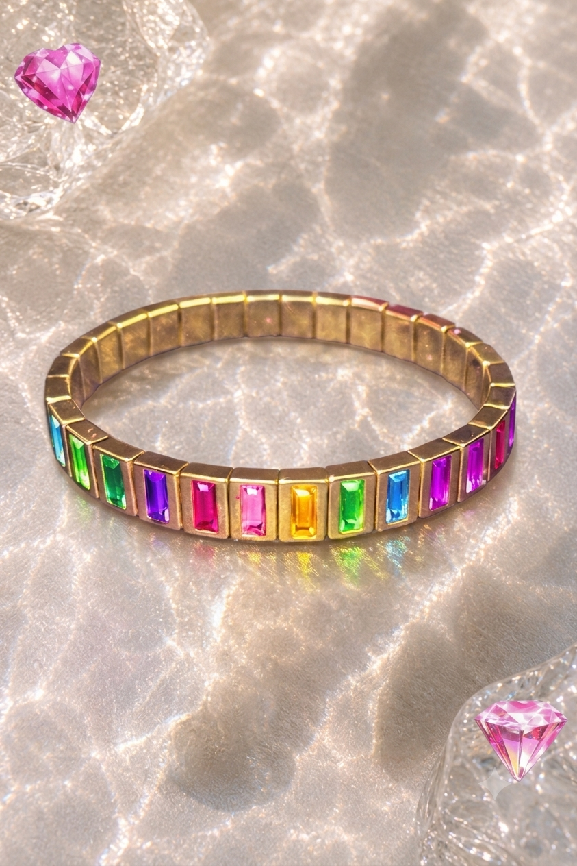 Galactic Rainbow Eternity Band