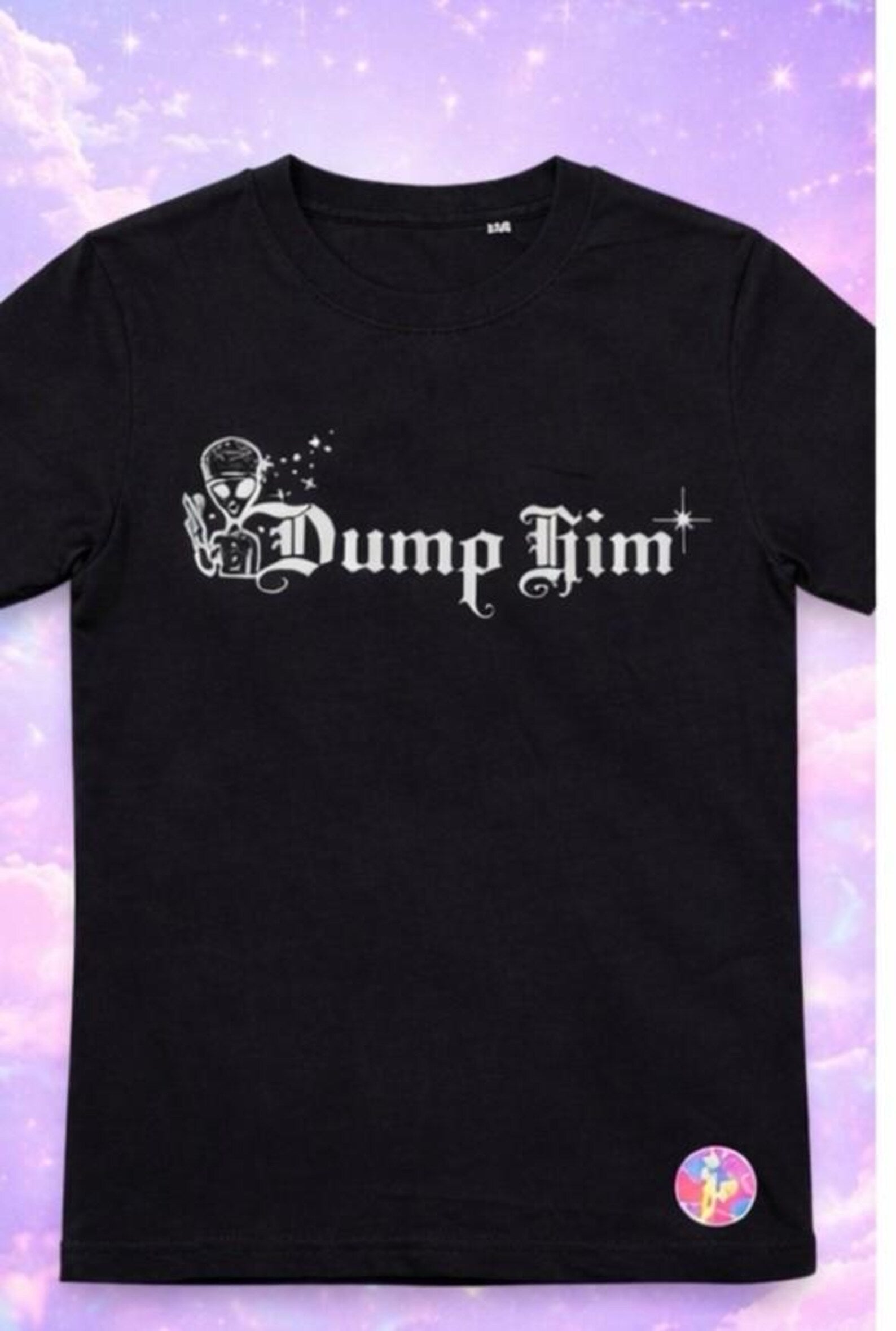 Dump Him Graphic Tee, Feminist Statement Shirt, Unisex Cotton Blend
