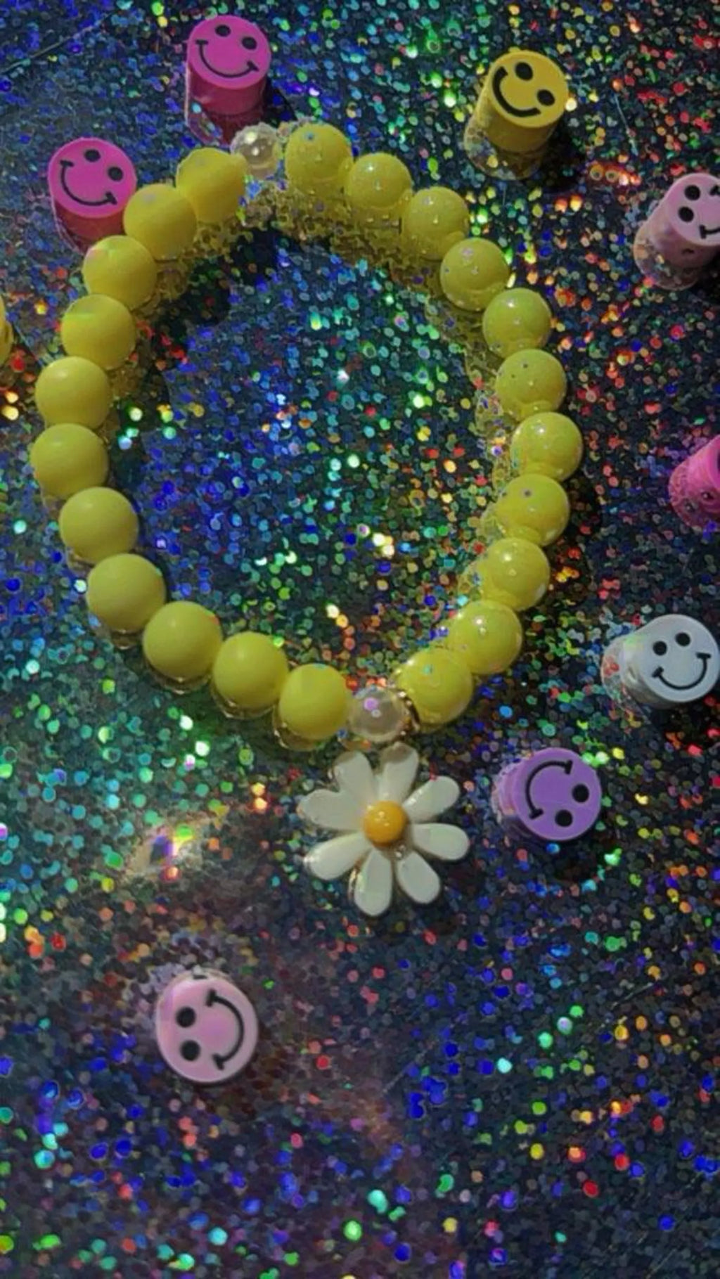 Sunshine Daisy Smile Bracelet