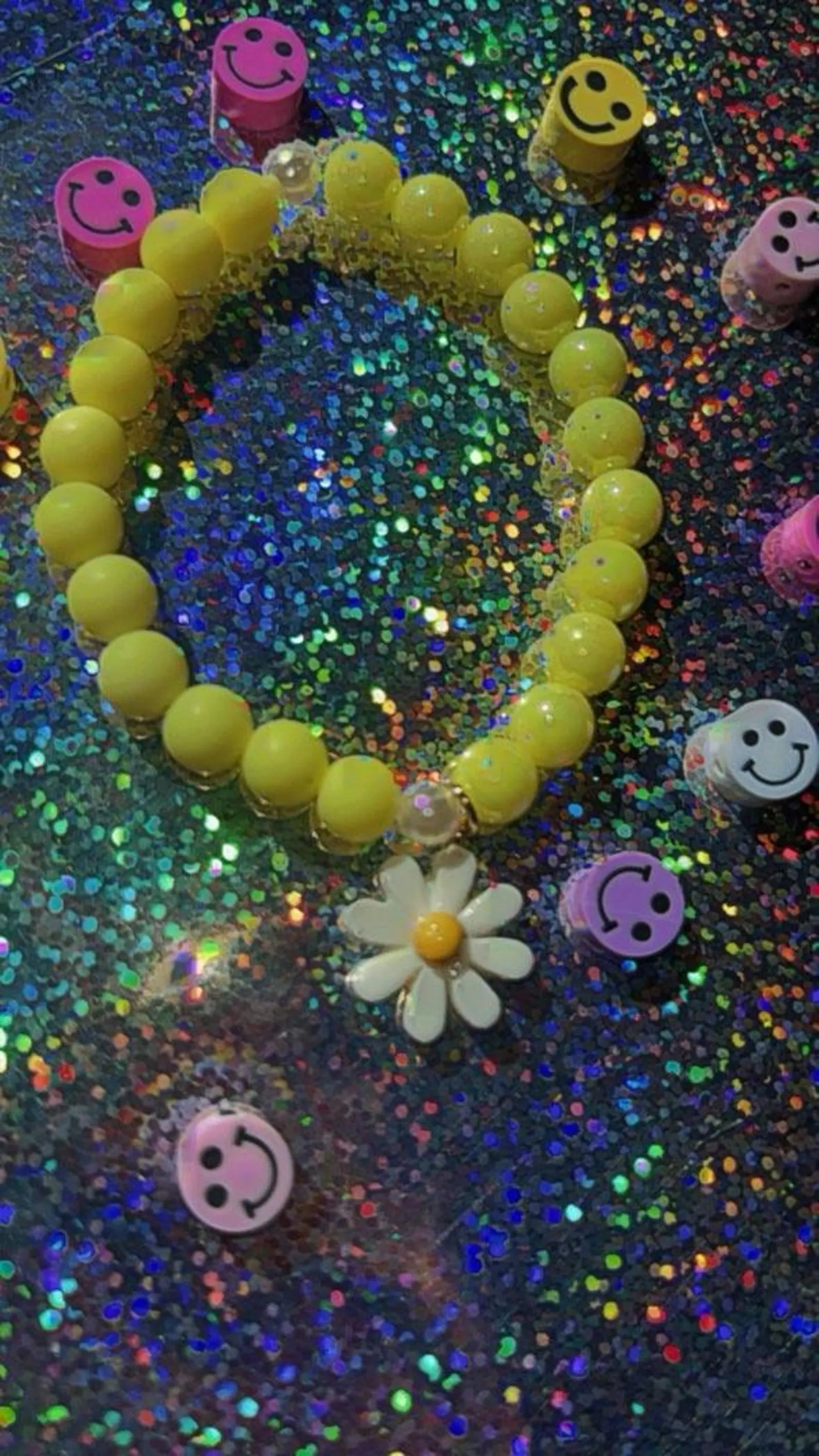 Sunshine Daisy Smile Bracelet
